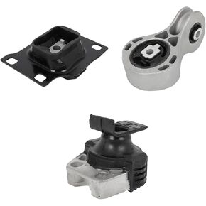 OCPTY Engine Motor Mount and Transmission Mount and Torque Strut Mount Set Compatible for Ford Focus 2008 2009 2010 2011 L4 2.0L # A2986 A5322 A5312 (3PCS)