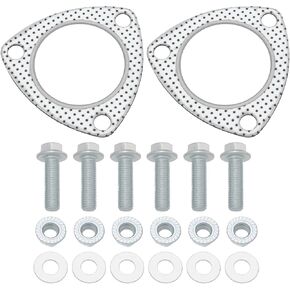 2Sets Exhaust Gasket Exhaust Pipe Metal Gasket Replacement Part 00854936 854936 90231063 Compatible with Opel Astra F Astra G CC Astra H