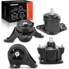 A-Premium 4-PC Set Engine Motor and Transmission Mounts Compatible with Honda Accord 2013-2017 & Acura TLX 2015-2020, 2.4L, Automatic Transmission