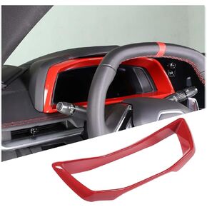 TOYCIDFG Car Dashboard Instrument Panel Frame Cover Trim for Chevrolet Corvette C8 Stingray Z06 2020-2025, Car Interior Decoration Accessories(Carbon Fiber Pattern)