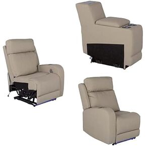 Seismic Series Theater Seating Set 68" Sofa with Center Console for 5th Wheel RVs Travel Trailers and Motorhomes, Altoona