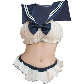 Ximimark 1 set Sailor women's sexy underwear plus size women's sexy split underwear suit sexy underwear uniform