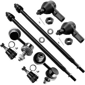 Scitoo 8pcs التعليق الأمامي مجموعة inn inn end end end end fit 2002-2006 لـ Honda CR-V Lower Ball Sway Bar Link
