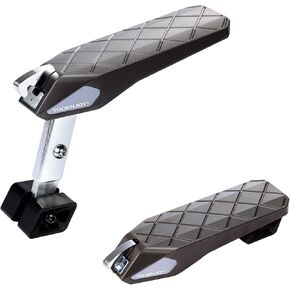 Tooenjoy Folding Car Door Step Vehicle Pedal Ladder for Roof Access, Universal Fit, Aluminum, Weight Capacity 400LBS