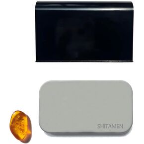 Car Air Freshener - Stone Air Freshener - Car Odor Eliminator - visor clip Scent Starter Kit (Pack of 1 Amber Scent)
