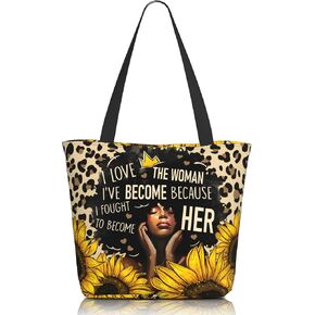 Christian Tote Bag with Zipper – Bible Verse & Cross Print Inspirational Religious Gift for Church Women, Large Reusable Scripture Tote for Shopping, Travel & Bible Study