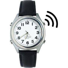 MISTIC COOL Talking Atomic Watch with Clear, Loud Voice | Large Number Timepiece | Atomic Wrist Watch for the Visually Impaired | Men & Women’s Accessible Watches.