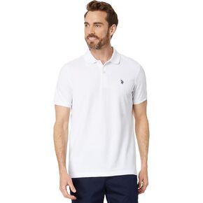 U.S. POLO ASSN. USPA Performance Pique Short Sleeve Polo White 3XL