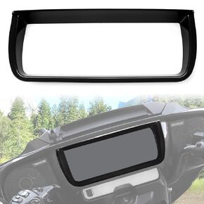 Dashboards Inner Fairing Trim Kit for Street Glide 2024, Glossy Black Stereo Accent Speedometer Gauge Trim Self-Adhesive Bezel Cover for Harley Street Glide CVO Street Glide 2024 Accessories