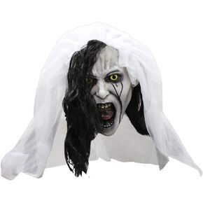 The Curse of la Llorona Officially Licensed Deluxe Latex Mask White, Black