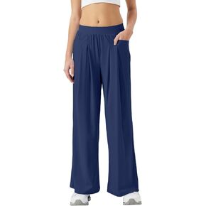 26"/28" Inseam Petite Womens Wide Leg Sweatpants Lightweight High Rise Upf50 Loose Thin Cool Summer Pants with Pockets 2025