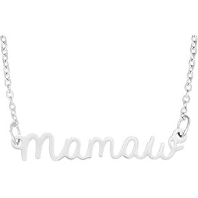 Mamaw Gifts Necklace from Grandkids for Birthday Women Best Mothers Day Jewelry Mamaw Necklace
