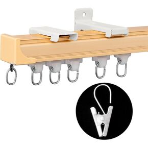 90° Curved Connectors for Track Curtains Ceiling Mount/Wall Mount, Ceiling Track for Curtains, Room Divider Curtains Tracks（Black 2PCS）.