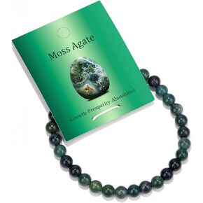 4mm 6mm 8mm Healing Crystal Bracelets for Women Men Natural Stone Beaded Stretch Bracelet Handmade Gemstone Reiki Spiritual Jewelry Gifts