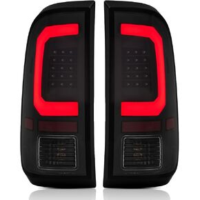 LED Tail Lights Assemble Compatible with1997-2003 Ford F150 1999-2007 Ford F250 F350 Superduty Driver and Passenger Side, Smoke