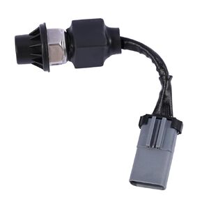 Fuel Rail Pressure Sensor 2897581 5PP5-7 Compatible with Peterbilt Kenworth International Prostar Cummins ISX QSX Engine Diesel Common Rail Fuel Rail Pressure Sensor with Connector Plug