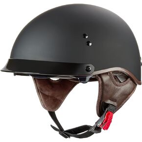 Rapido Half Helmet Motorcycle Open Face Sun Visor Quick Release Buckle DOT Approved Cycling Motocross Suits Men Women