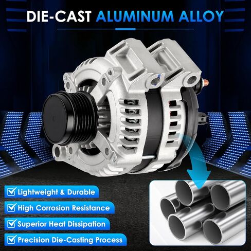 11240 Car Alternators Fit for Dodge Ram 1500 09-10, Durango, for Jeep Grand Cherokee, Commander, Liberty 07-10, for Chrysler Aspen Automotive Replacement Alternator 56029914A, 56029914AD in Saudi Arabia