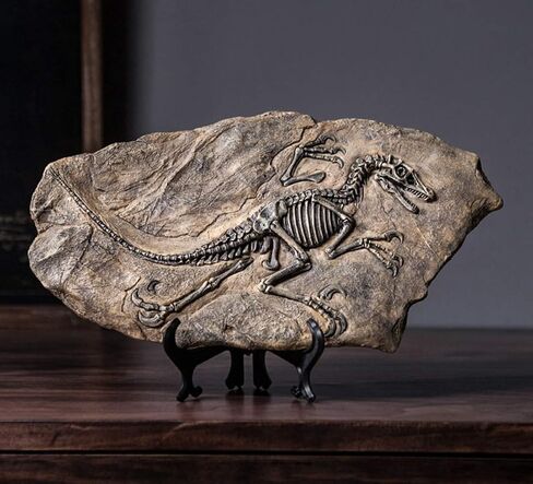 Resin Mosasaurus Dinosaur Fossil Figure Statue Model Simulated Skeleton Home Office Display Decorative Craft Box Decoration (Style 9) in Saudi Arabia