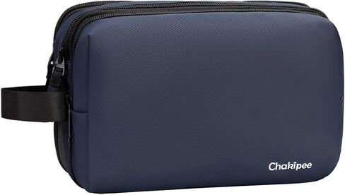 Toiletry Bag for Men, Travel Toiletries Organizer Dopp Kit Waterproof Shaving Bag for Toiletry Accessories, Lightweight Cosmetic Bags with Zippers, Bathroom Essentials (Black) in Kuwait