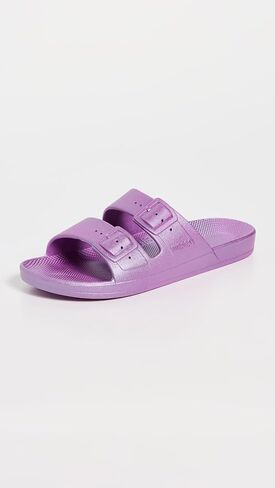 Freedom Moses Women's Metallic Slides in Saudi Arabia