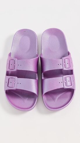 Freedom Moses Women's Metallic Slides in Saudi Arabia