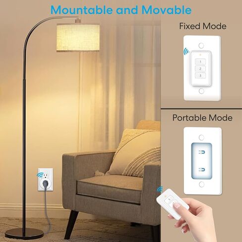 LoraTap Mini Wireless Remote Control Outlet Plug Adapter (2 Pack) with Remote, 2 Channel Wall Switch, 656ft Control Range for Indoor Lamps and Home Appliances, No Hub Required, 10A/1100W, White in Saudi Arabia
