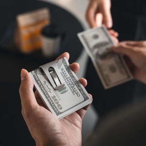 VULKIT Money Clip Stainless Steel Cash Holder EDC Accessories Men's Money Clips in Saudi Arabia