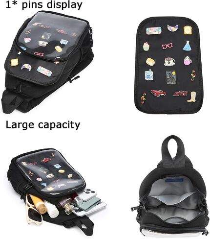 Kawaii Oxford Ita Bag Pin Display Chest Pack Shoulder Bag Sport Backpack Hiking Daypack in Saudi Arabia