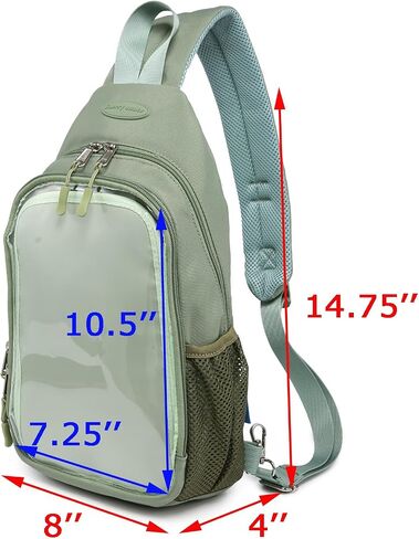 Kawaii Oxford Ita Bag Pin Display Chest Pack Shoulder Bag Sport Backpack Hiking Daypack in Saudi Arabia