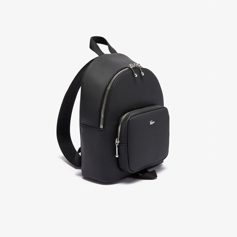Lacoste Women's Daily City Backpack, Black, One Size in Saudi Arabia