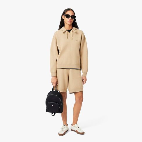 Lacoste Women's Daily City Backpack, Black, One Size in Saudi Arabia