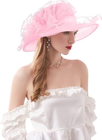 HASFINATOR CURCH HAT SUN HAT DERBY HAT FOR COCKTAIN Party Bridal Shower in Kuwait