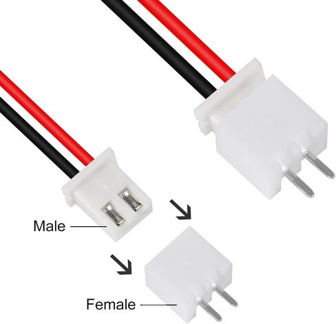40 Pairs JST XH2.54 Connectors Wire Cable Plug Connectors 2 Pin 3 Pin 4 Pin 5 Pin XH 2.54mm Pitch Connector Kit XH 2.54mm Pitch Male Female Connector in Saudi Arabia