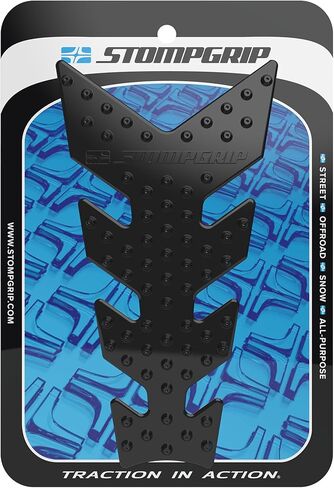 STOMPGRIP | Motorcycle Center Tank Pad Protector | Universal Fit | Vertebrae | Volcano Black in Saudi Arabia