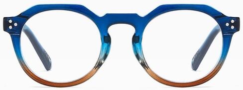 Shiratori Retro Round Frame Blue Light Blocking Glasses Rice nail irregular polygonFrame for Men in Saudi Arabia