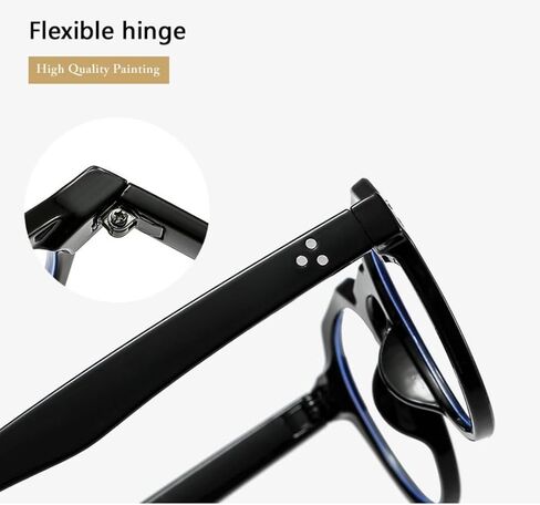 Shiratori Retro Round Frame Blue Light Blocking Glasses Rice nail irregular polygonFrame for Men in Saudi Arabia