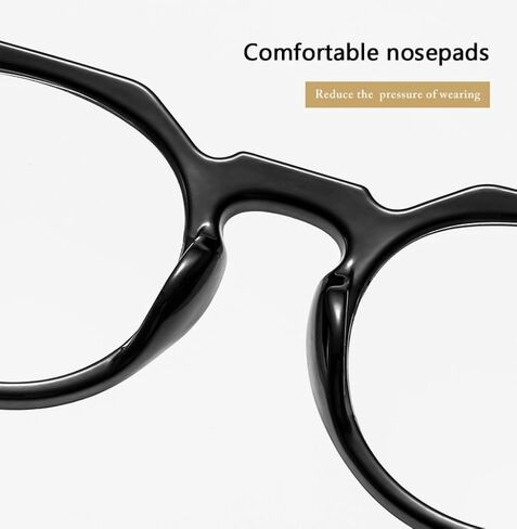 Shiratori Retro Round Frame Blue Light Blocking Glasses Rice nail irregular polygonFrame for Men in Saudi Arabia