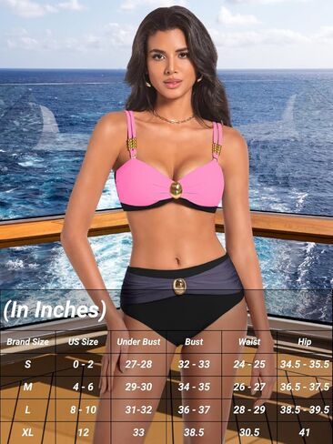 بلوك بلوك البيكينيات المزيج ، ومجموعات بيكيني صفيق عالية الخصر ، والسباحة باندو للنساء إجازة الشاطئ in Kuwait