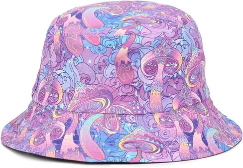 Bucket Hat for Men Women Sun Hat Beach Travel Fishing Hat Double Side Wear in Saudi Arabia