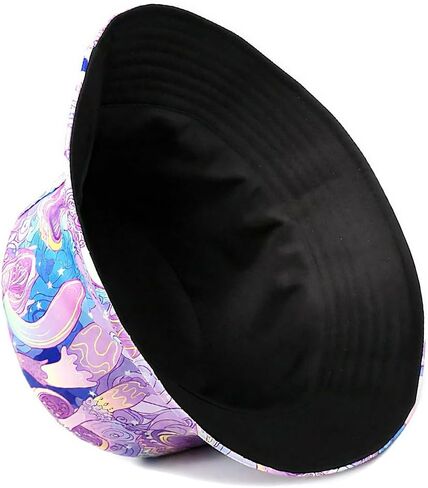Bucket Hat for Men Women Sun Hat Beach Travel Fishing Hat Double Side Wear in Saudi Arabia