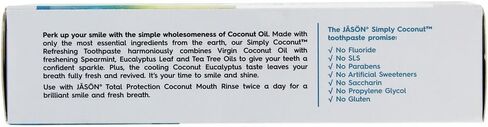Jason Simply Coconut Soothing Toothpaste, Coconut Chamomile, 4.2 Ounce in Saudi Arabia