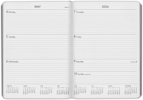 مخطط هاربور بوكيت الأسبوعي 2024 - كحلي ليدا - 6x3.25 بوصة in Kuwait