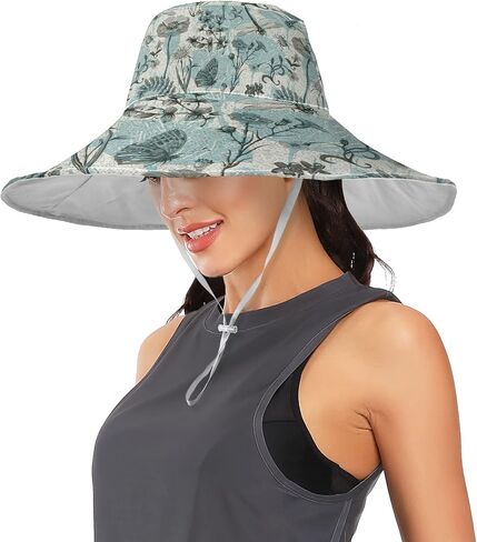 MNSRUU Wide Brim Hats Women Butterfly Sun Hat Packable Sun Visors Summer Beach Hat for UV Protection in Kuwait