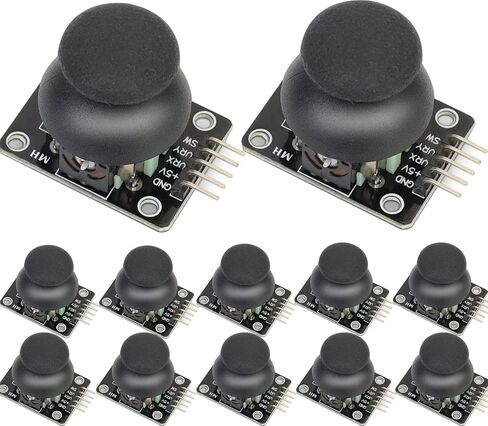 6 Pack Joystick Module Game Console Dual-Axis XY Joystick Module KY-023 Control Stick Sensor Board Compatible with PS2 Arduino Raspberry Pi in Saudi Arabia