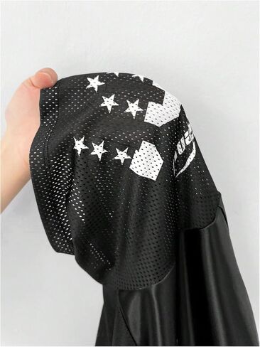 WDIRARA Women's Plus Size Football Jersey Shirts Oversized T Shirt Graphic Letter Print V Neck Short Sleeve Streetwear Top in Kuwait