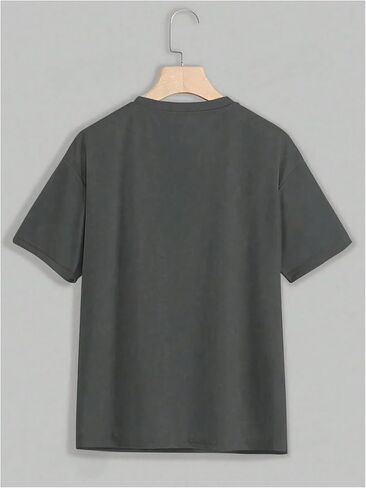 SOLY HUX Women's Oversized Graphic Tees Drop Shoulder Half Sleeve Loose Casual T Shirt Tops in Kuwait