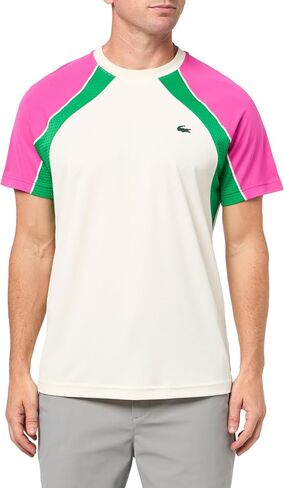 Lacoste Men's Ultra Dry Colour-Block Tennis T-Shirt in Saudi Arabia