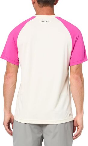 Lacoste Men's Ultra Dry Colour-Block Tennis T-Shirt in Saudi Arabia