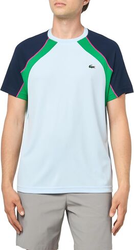Lacoste Men's Ultra Dry Colour-Block Tennis T-Shirt in Saudi Arabia